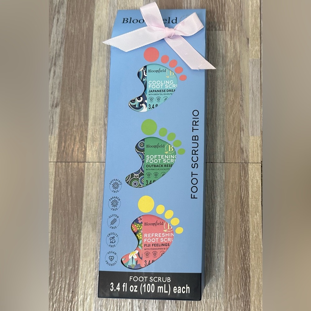 Bloomfield Foot Scrub Trio Set